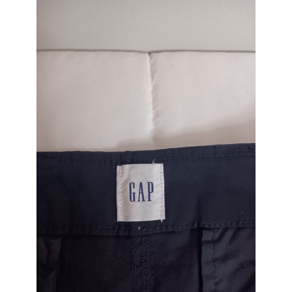 Gap Womens Downtown Khaki Shorts Black Sz 12 New With Tags - Picture 2 of 7